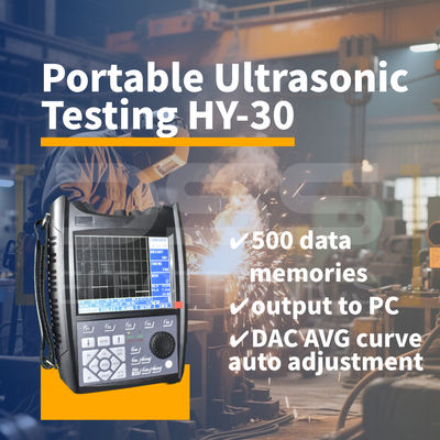 qualità Dispositivi di prova di saldatura con rivelatore di difetti ad ultrasuoni portatile HY-30 NDT fabbrica