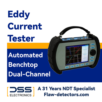 Prezzo buono Doppio sensore di ingresso doppio canale Eddy Current Defect Detector in linea